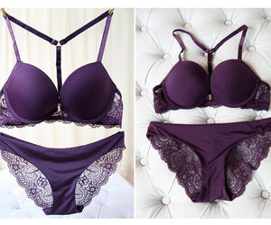 Front Closure Bra Set