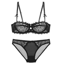 Load image into Gallery viewer, Plus Size Womens Lace Bra Set
